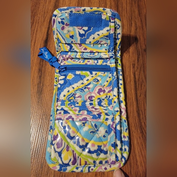 Vera Bradley Expandable Wallet - Capri Blue Pattern - Picture 2 of 4
